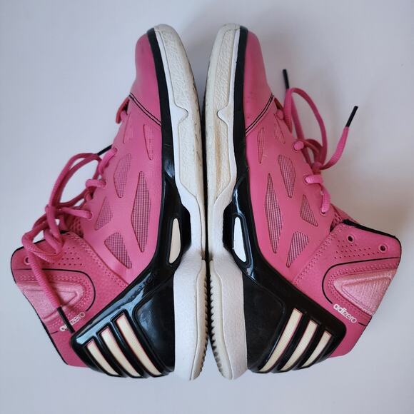 Adidas Adizero Tennis Shoes Mens Size 6 Pink Sprint Web Sneakers - Picture 9 of 11